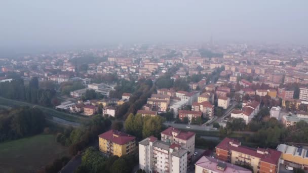 Αστική Εναέρια Άποψη Της Cremona Lombardy — Αρχείο Βίντεο