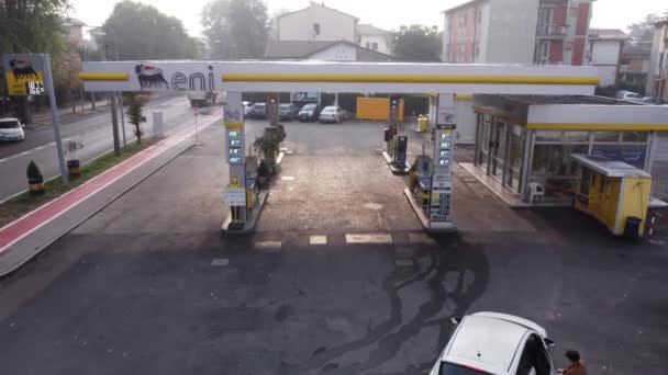 Eni Uma Empresa Multinacional Italiana Petróleo Gás Com Sede Roma — Vídeo de Stock