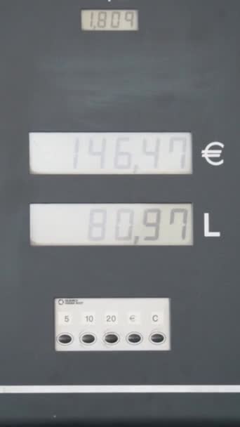 石油气加气站和汽车 — 图库视频影像