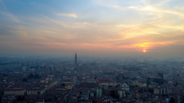 Kuzey İtalya 'daki Cremona manzarası