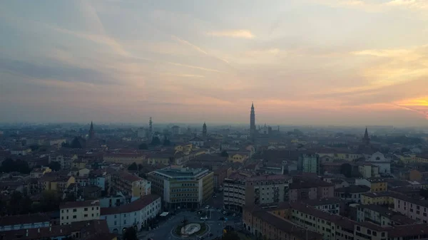 Vista Panoramica Cremona Nel Nord Italia — Foto Stock