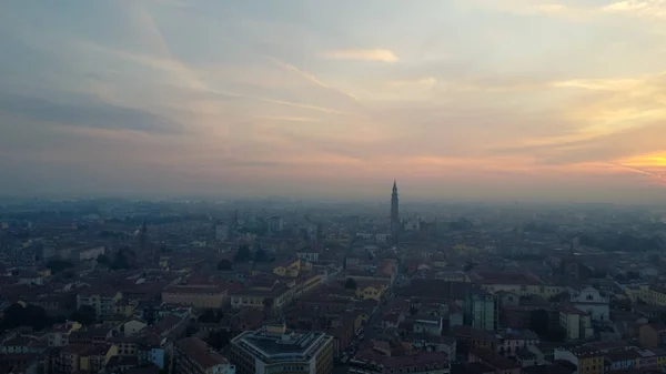 Vista Panoramica Cremona Nel Nord Italia — Foto Stock