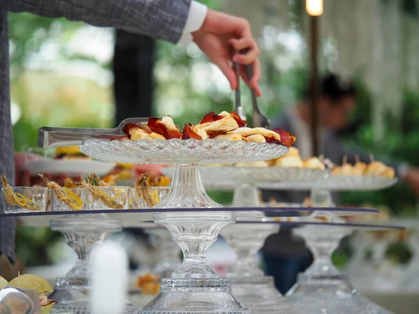 Fuxury Cibo Buffet Banchetto Catering Cene Mangiare Partito Condivisione Concetto — Foto Stock