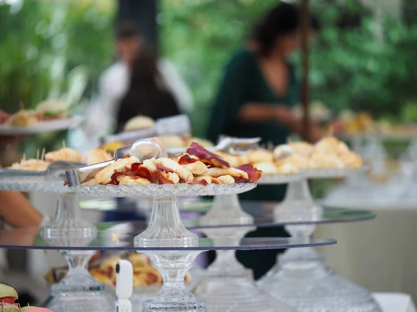 Evento Catering Finger Food Gastronomia Variazioni — Foto Stock