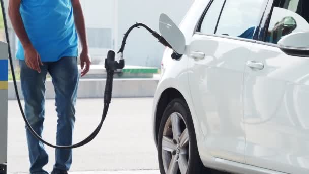 Lpg Benzin Istasyonları Arabalar — Stok video