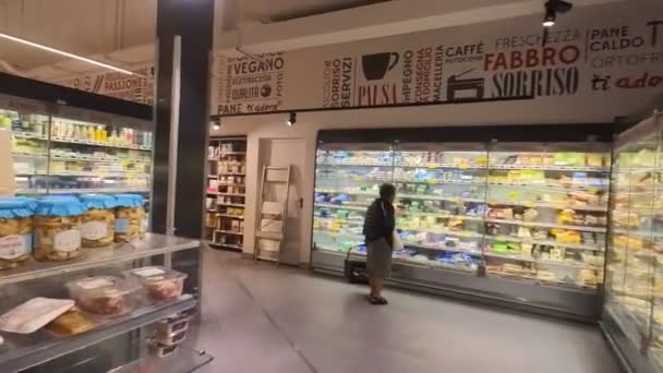 Video Från Livsmedelsbutiker Gränder — Stockvideo