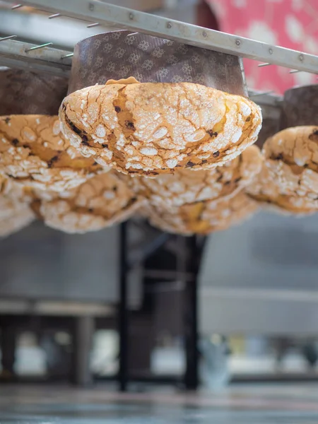 panettone cooking secrets concept hanging up down in the kitchen