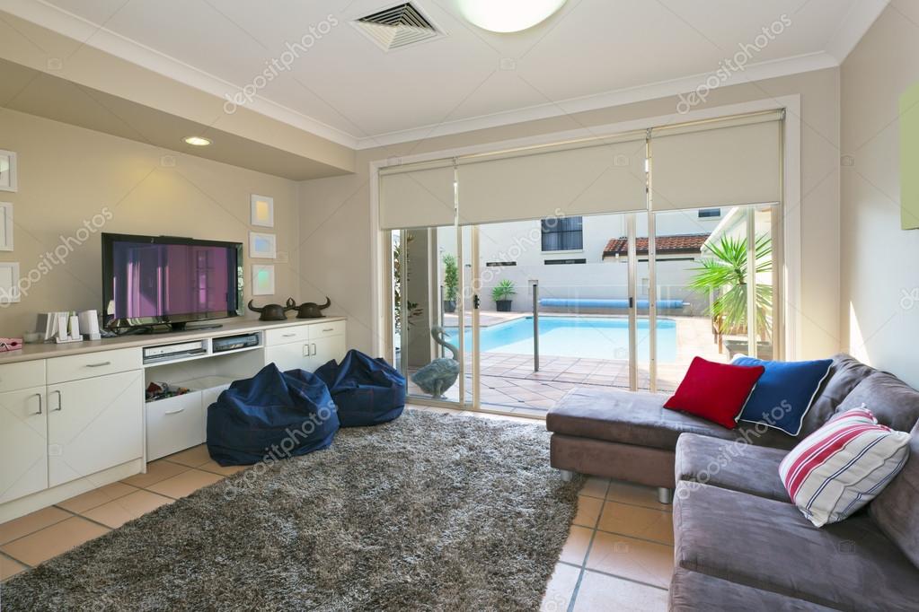 Modern entertainment room — Stock Photo © ImageSupply 39229417