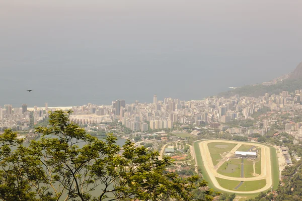 Vista sobre o Rio e Autrodromo Internacional Nelson Piquet — Fotografia de Stock