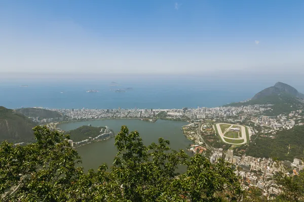 Vista sobre o Rio e Autdromo Internacional Nelson Piquet — Fotografia de Stock