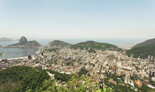 Visa över rio från corcovado — Stockfoto