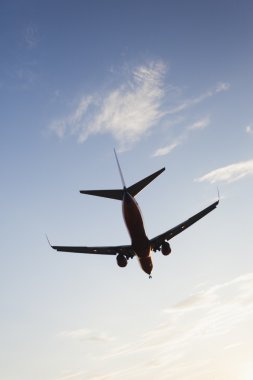 Phoenix havaalanına uçan uçak