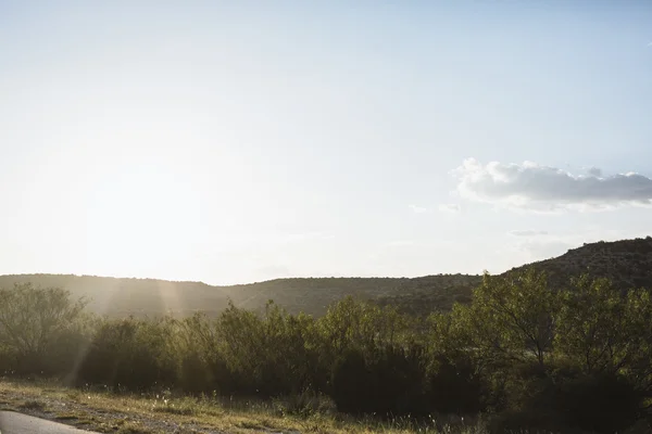 Lush countryside landscape in Texas — Stock Photo, Image