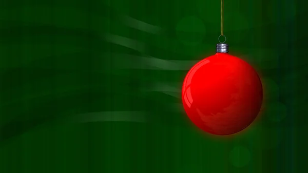 Green Christmas background — Stock Photo, Image