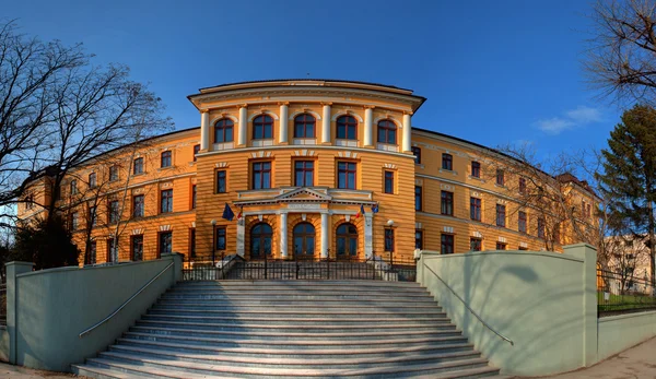 Panorama negruzzi liceum z iasi, Rumunia — Zdjęcie stockowe