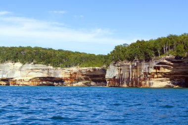üst Yarımadası (resimde rocks) - michigan, ABD