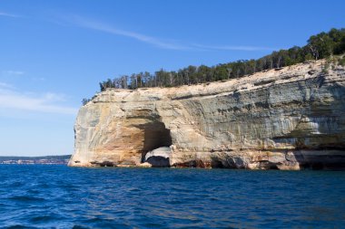 üst Yarımadası (resimde rocks) - michigan, ABD
