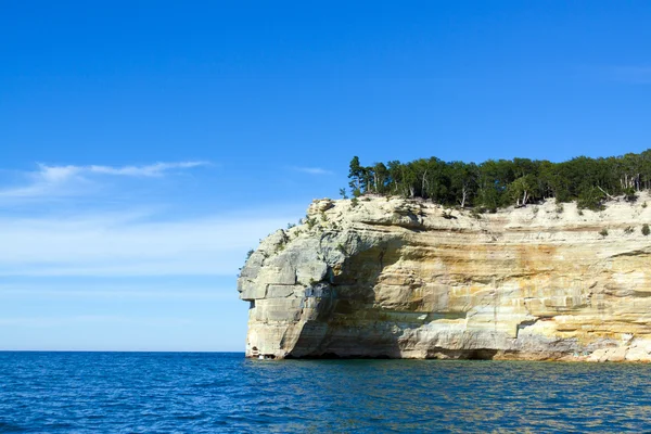 Верхній півострів (pictured скелі) - штат Мічиган, США — стокове фото