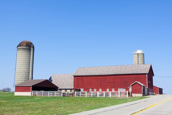 Terreni agricoli americani — Foto Stock