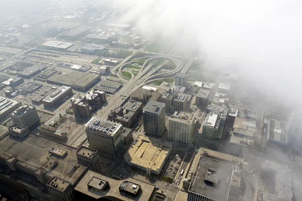 Vista aérea (Chicago Downtown ) — Fotografia de Stock