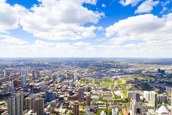 Luftaufnahme (Chicago Innenstadt) — Stockfoto