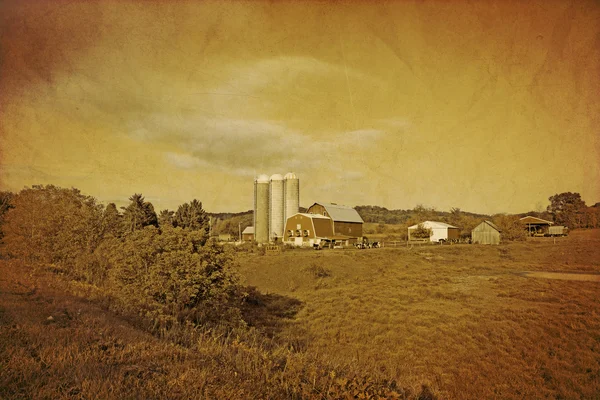 Antiguo cuadro de granja —  Fotos de Stock