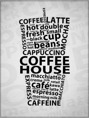 kahve evi retro reklam