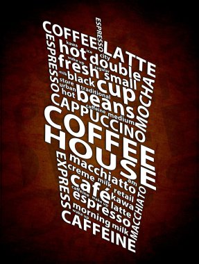 kahve evi retro reklam