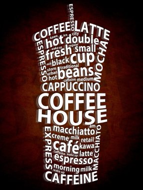 kahve evi retro reklam