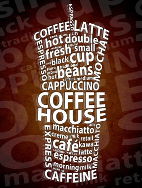 kahve evi retro reklam