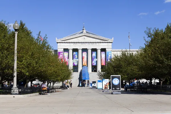 CHICAGO, ILLINOIS - SEP 8: The Shedd Aquarium is an indoor public aquarium in Chicago, Illinois in the United States that opened on May 30, 1930, on September 8, 2012 in Chicago, Illinois, USA. — Stock Photo, Image