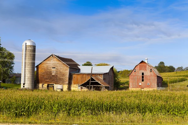 Countryside Farm in the morning — Stock Photo, Image