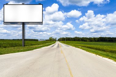 büyük metal reklam billboard işareti