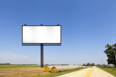 büyük metal reklam billboard işareti