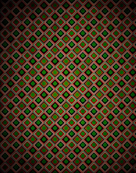 Shamrock Paper (Vintage Pattern Page) — Stock Photo, Image