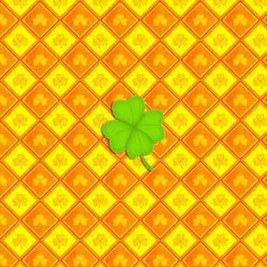 Shamrock kağıt (Vintage desen sayfa)