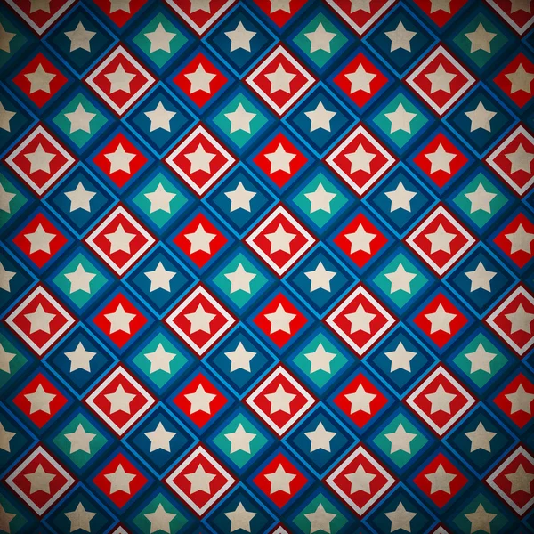 Four of July Design (Vintage Pattern Page) — Stock Photo, Image