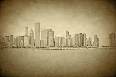 eski chicago - vintage design