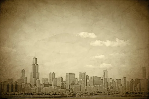 Old Chicago - Design Vintage — Fotografia de Stock