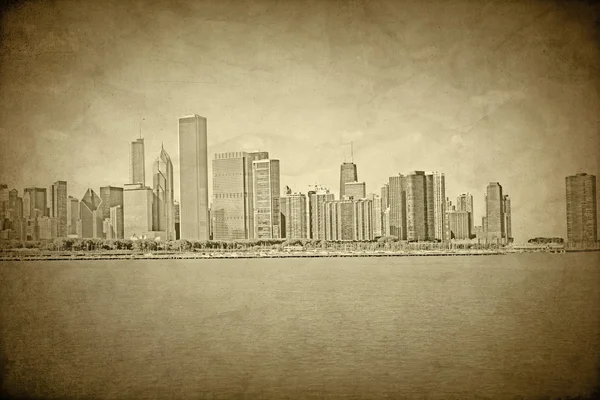 老芝加哥-复古设计 — 图库照片