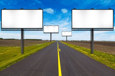 ülke yolda billboard