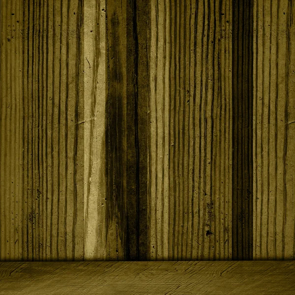 Projeto abstrato criativo da sala com Interio de madeira vintage Grunge — Fotografia de Stock