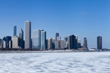Chicago kış manzarası