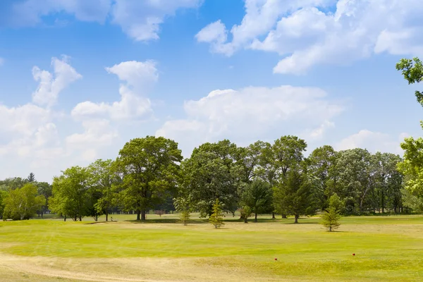 Golf fält — Stockfoto