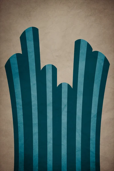Retro Poster Ad Concept Design — Stock Photo, Image