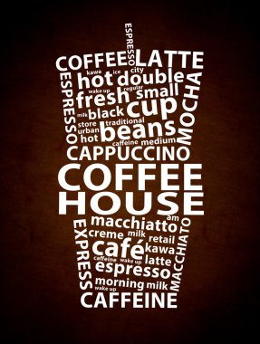 kahve evi retro reklam