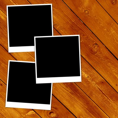 eski ahşap masa üzerinde Vintage resimleri