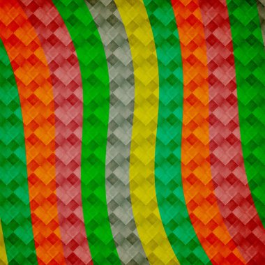 grafik tasarım, retro geometrik boş şablon