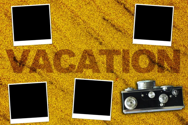 Vacations Background (pictures with empty space for your text) — Stock Photo, Image