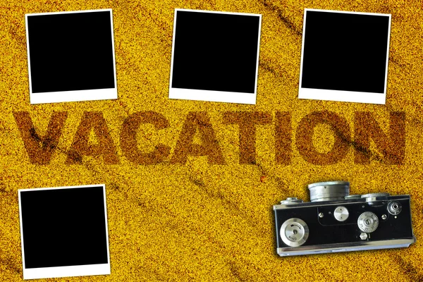 Vacations Background (pictures with empty space for your text) — Stock Photo, Image